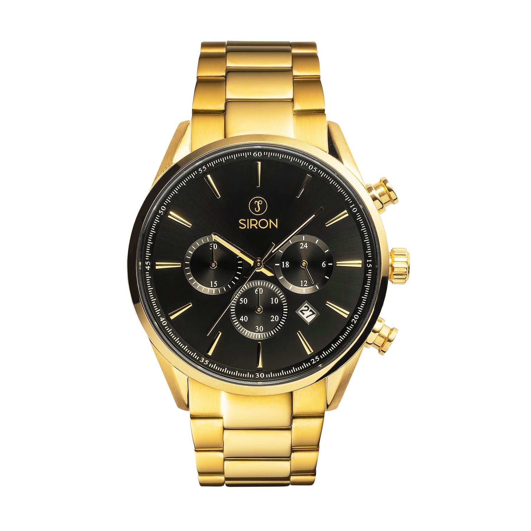 Superior Chrono Deep Black - Royal Gold – Metal