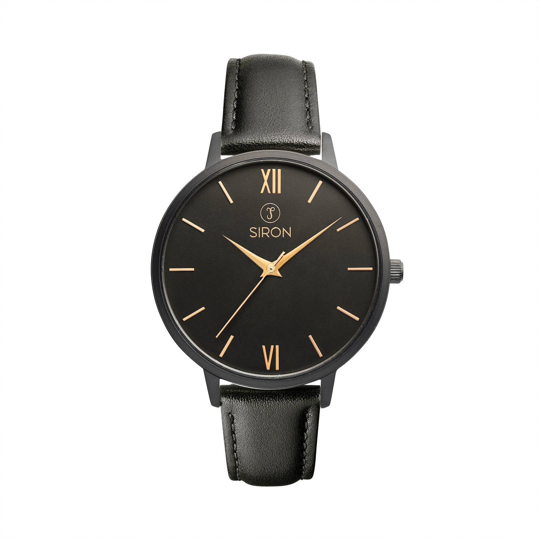 LUNA Venom Black Rose Gold – Leather