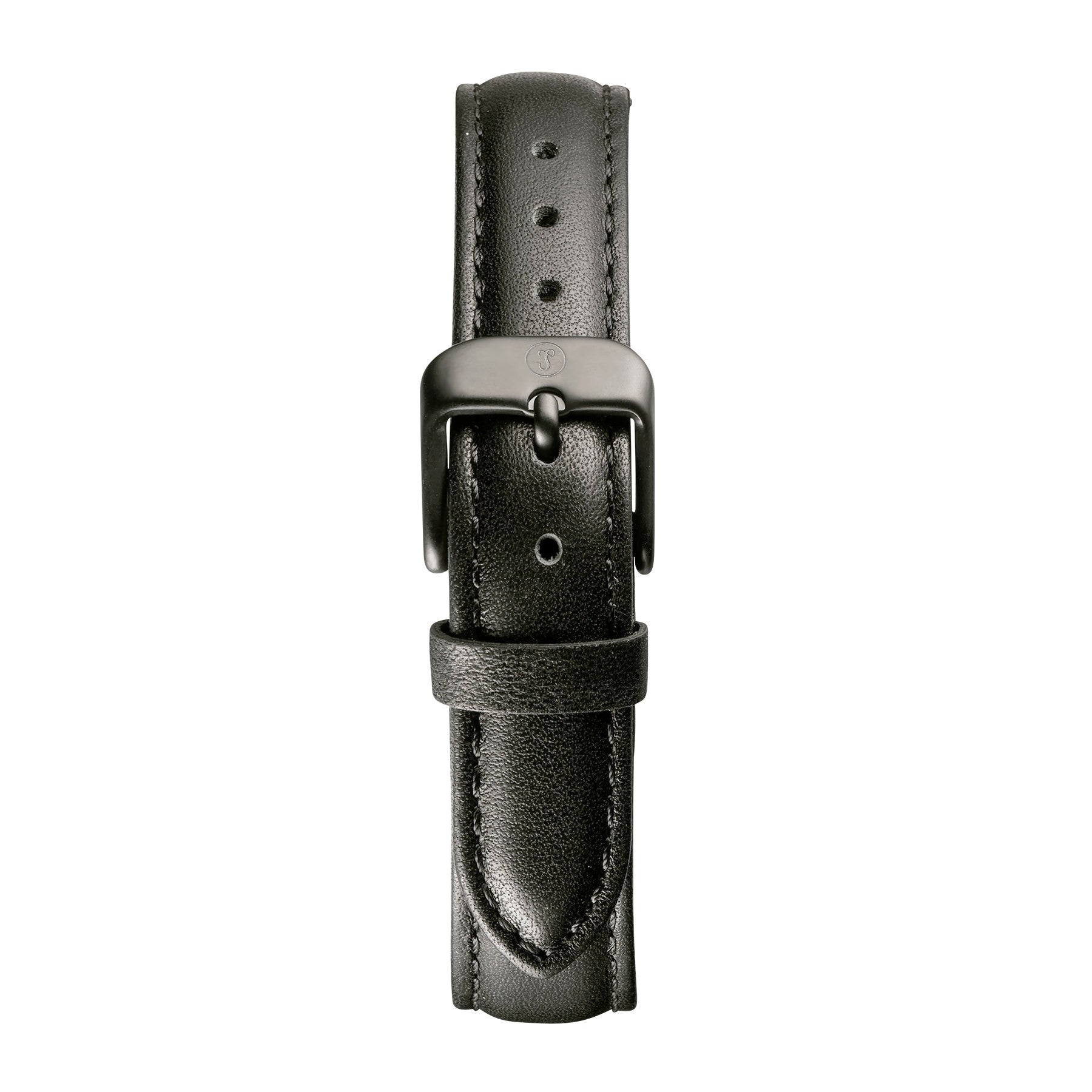 16MM - Black - Leather